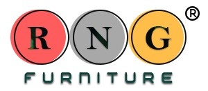 Modern luxury logo of RNG Furniture - Premium Home Furnishings Jaipur